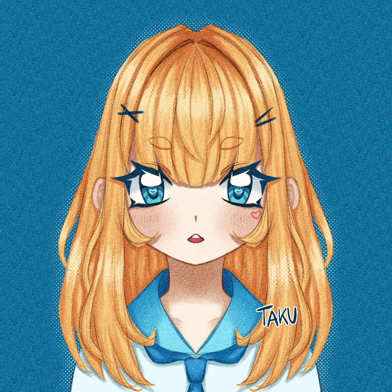 Blonde Hair & Blue Eyes