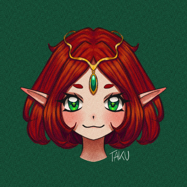 Red Hair & Green Eyes